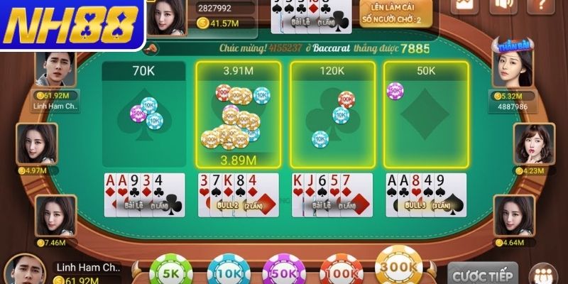 Cách phân phối và xếp bài