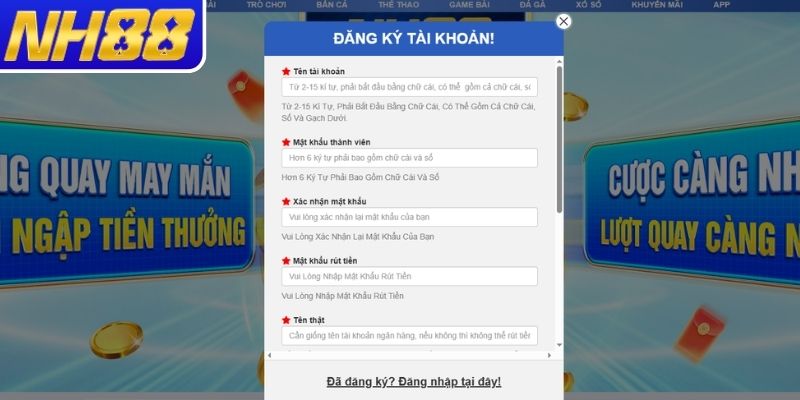 Truy cập trang chủ qua website