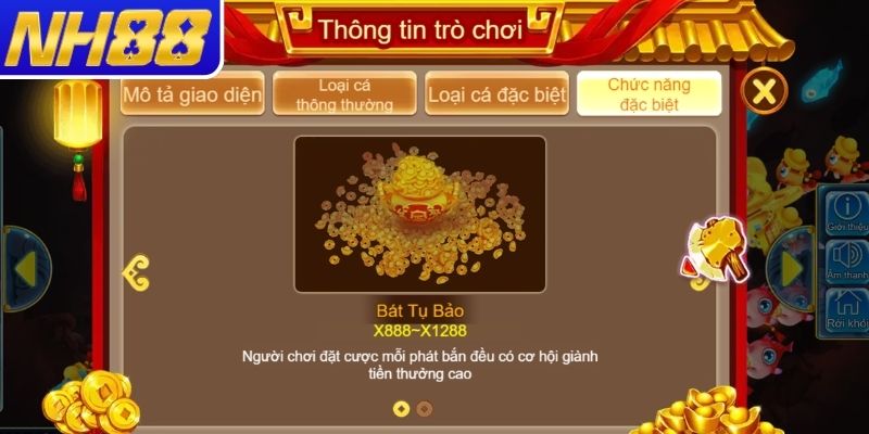 Trang bị trong Tiên Bắn Cá NH88